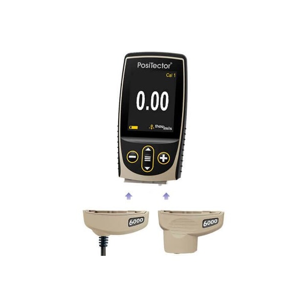 Defelsko Corporation PosiTector 6000 F1 Standard Coating Thickness Gage w/ Built-in Removable Ferrous Probe F1-E